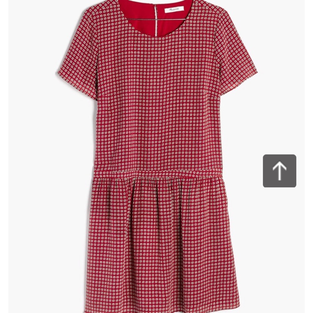 Madewell Silk Ascot Tile Dress
